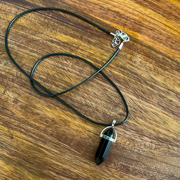 Black Onyx Pendant Necklace - Picture 1 of 5
